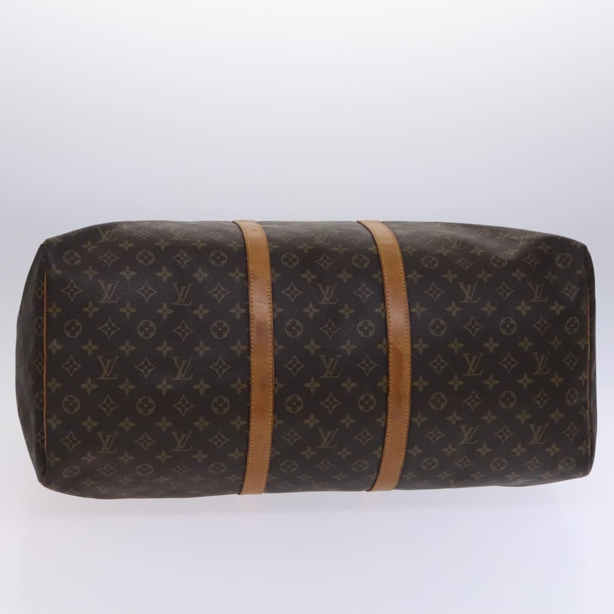 Louis Vuitton Keepall Monogram Canvas Brown Canvas Travel Bag Bag (Pre-Owned)