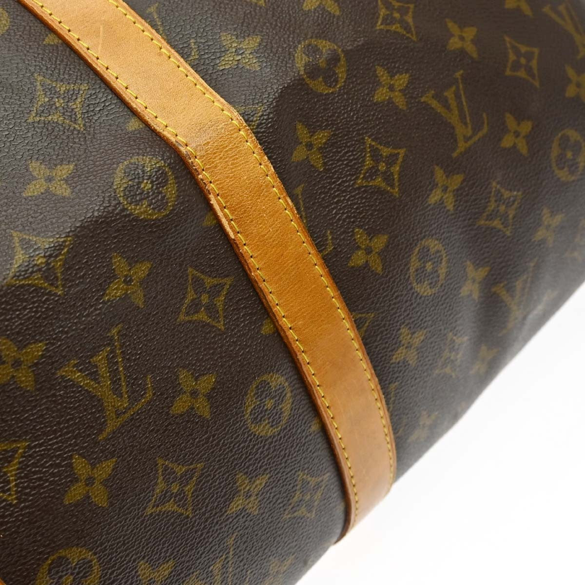 Louis Vuitton Keepall Monogram Canvas Brown Canvas Travel Bag Bag (Pre-Owned)