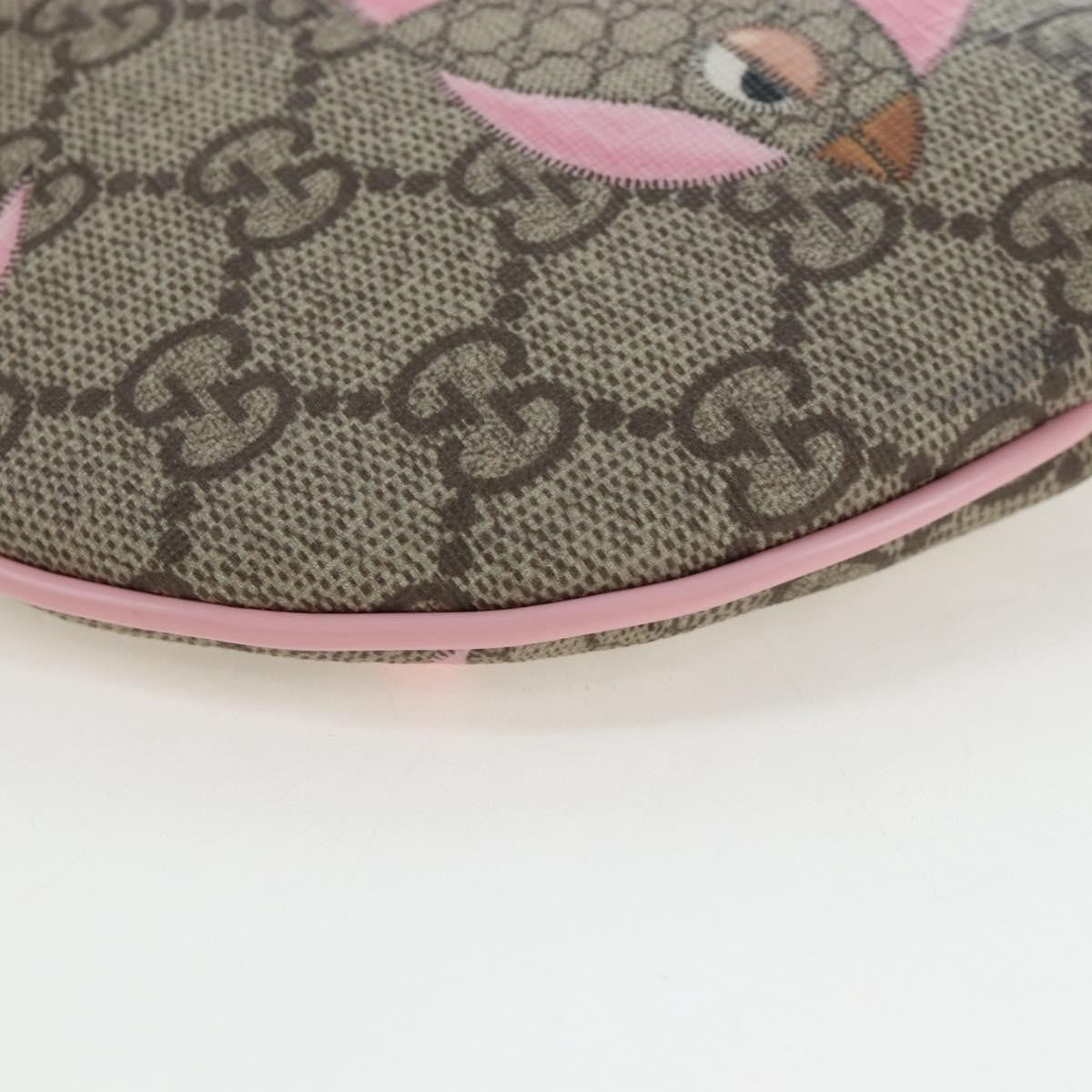 Gucci Children's Zip Printed Gg Coated Canvas Beige Canvas Backpack Bag (Pre-Owned)