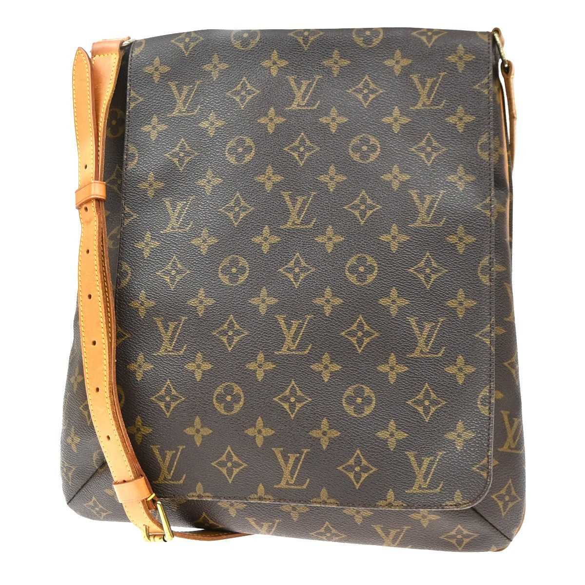 Louis Vuitton Musette Salsa Monogram Canvas Brown Canvas Shoulder Bag Bag (Pre-Owned)