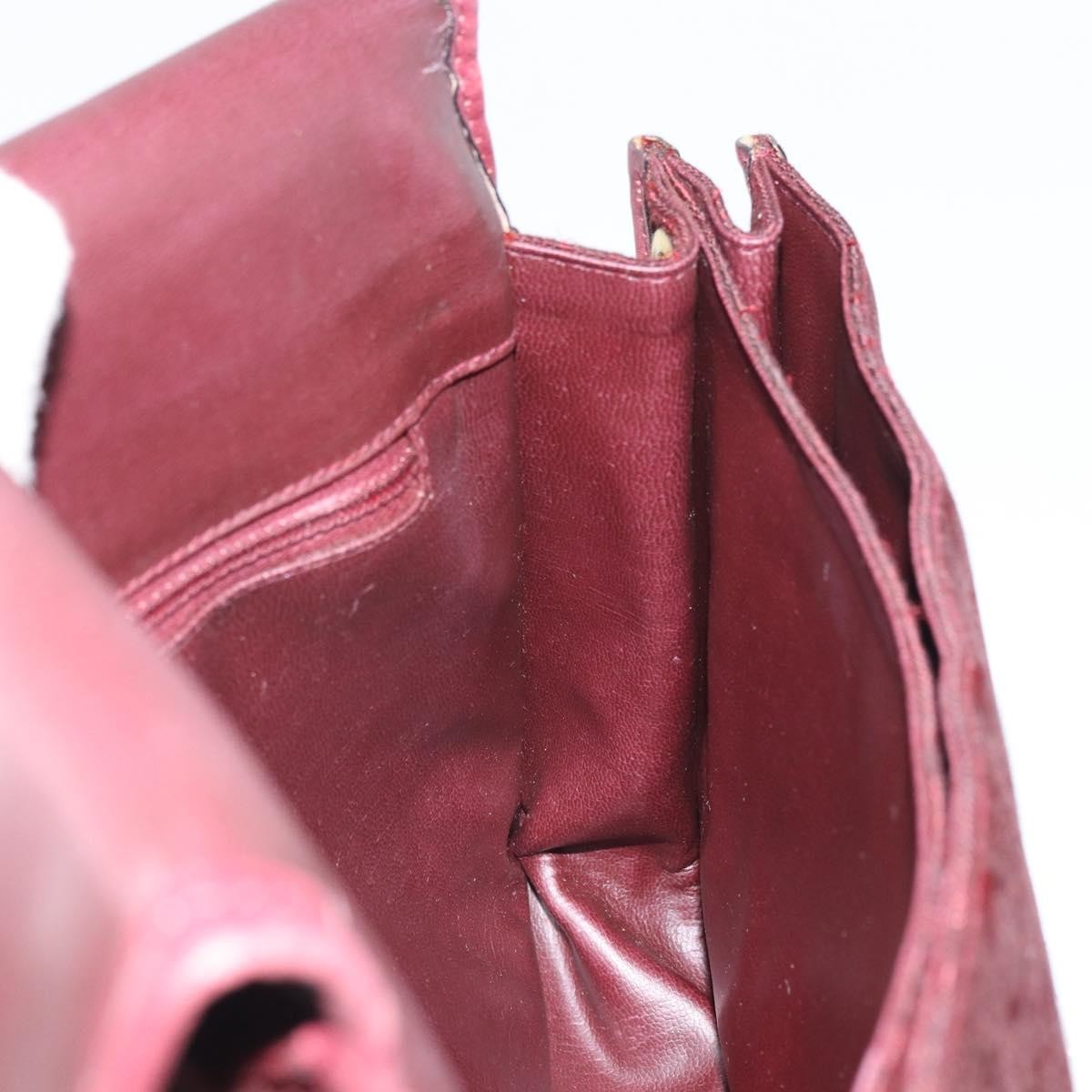 Celine C Sulky Canvas Red Canvas Shoulder Bag Bag (Pre-Owned)