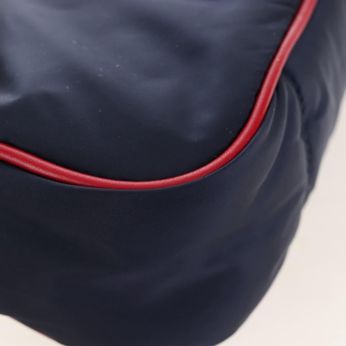 Saint Laurent Le 5 A 7 Hobo Nylon Navy Nylon Shoulder Bag Bag (Pre-Owned)