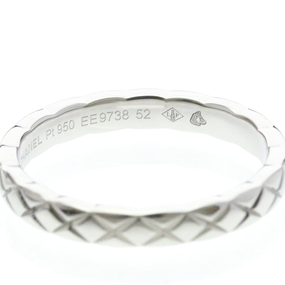 Chanel Coco Crush 950 Platinum Silver Platinum Ring Jewelry (Pre-Owned)