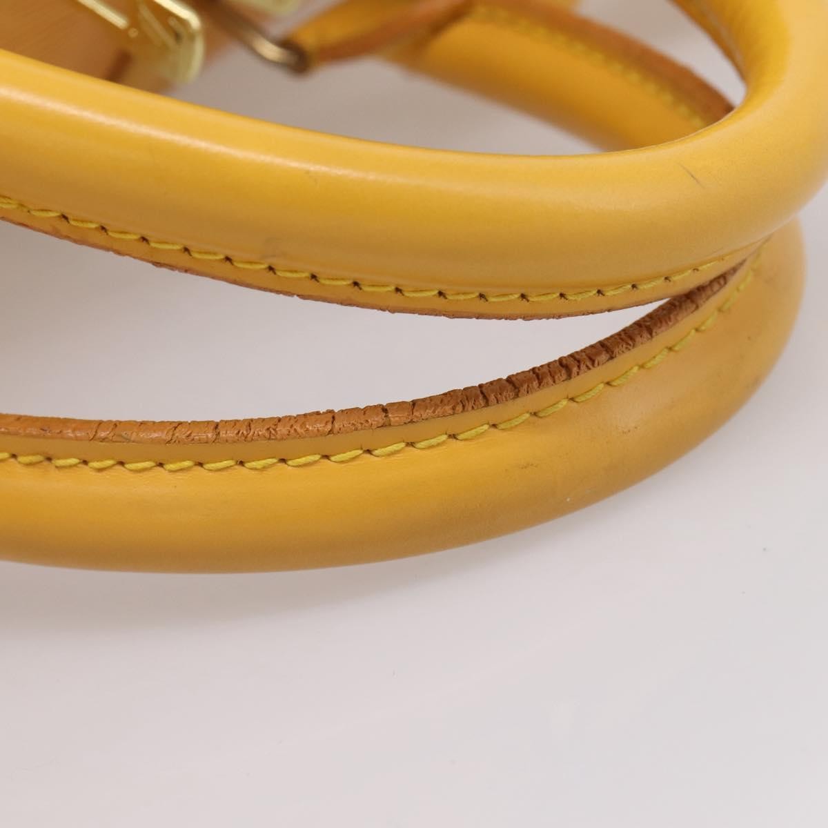 Louis Vuitton Keepall Epi Leather Yellow Leather Travel Bag Bag (Pre-Owned)