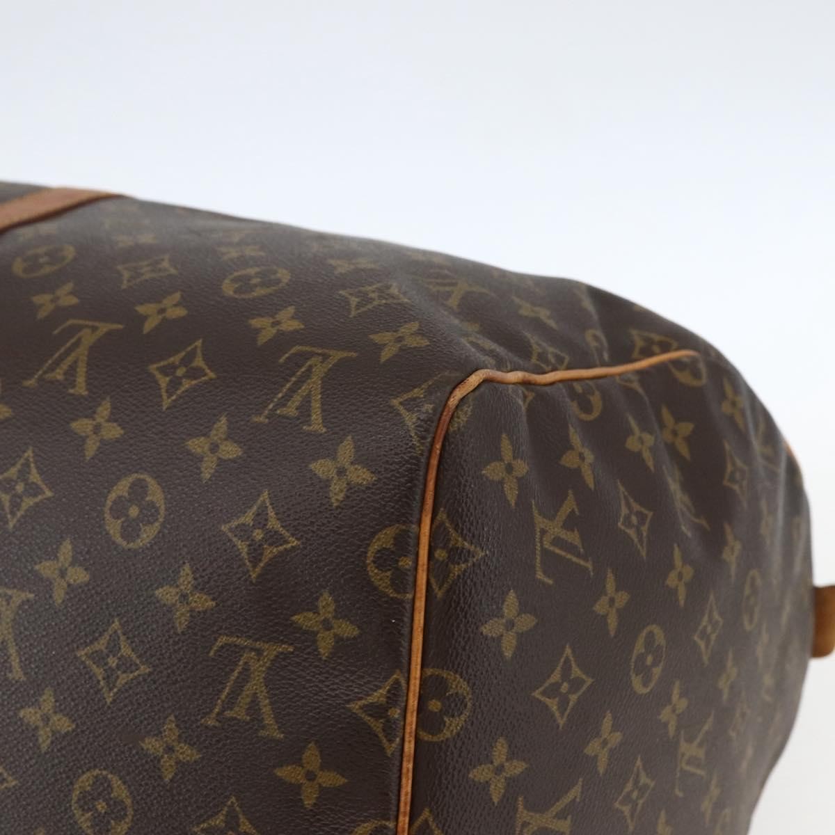 Louis Vuitton Keepall Monogram Canvas Brown Canvas Travel Bag Bag (Pre-Owned)