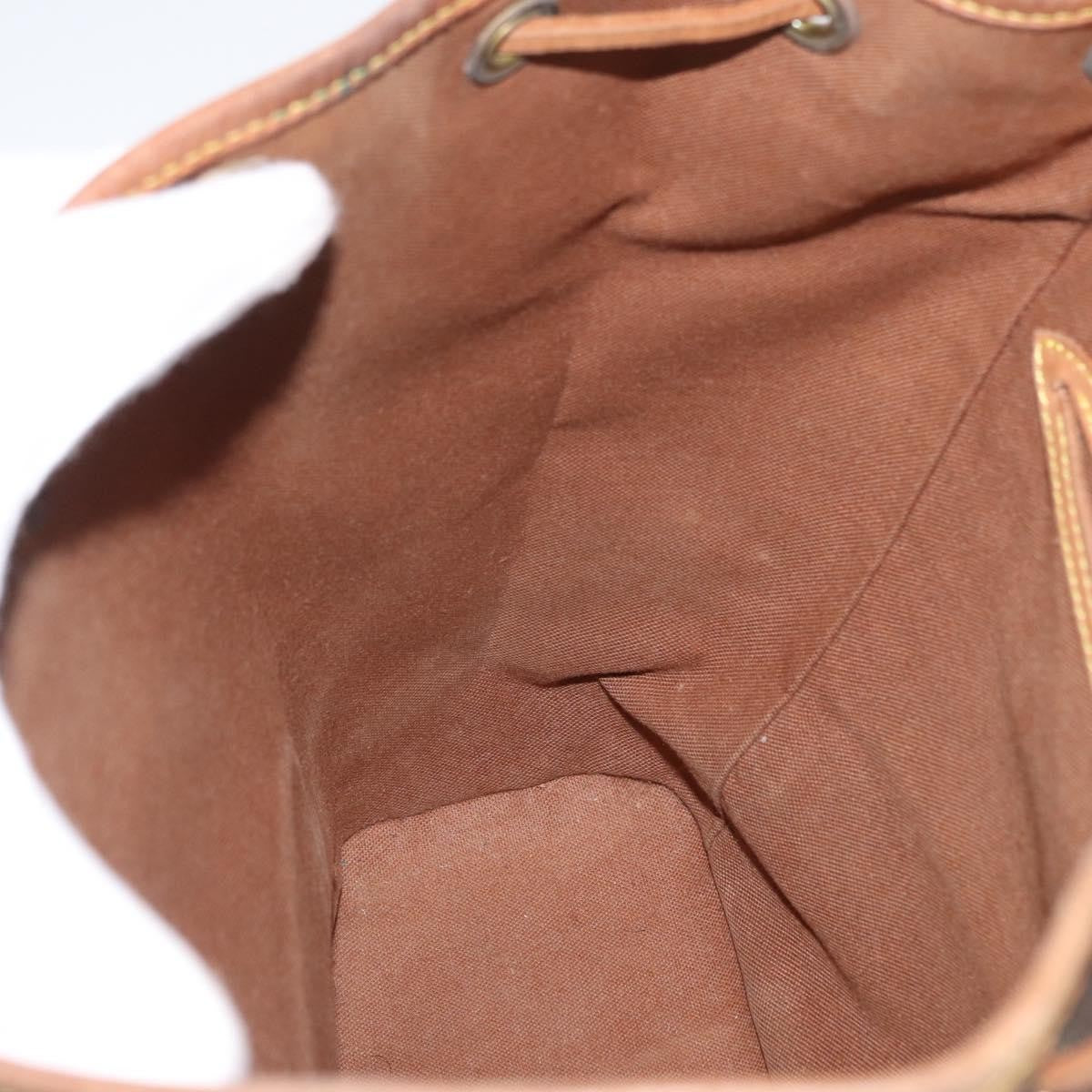 Louis Vuitton Vintage Montsouris Monogram Canvas Brown Canvas Backpack Bag (Pre-Owned)