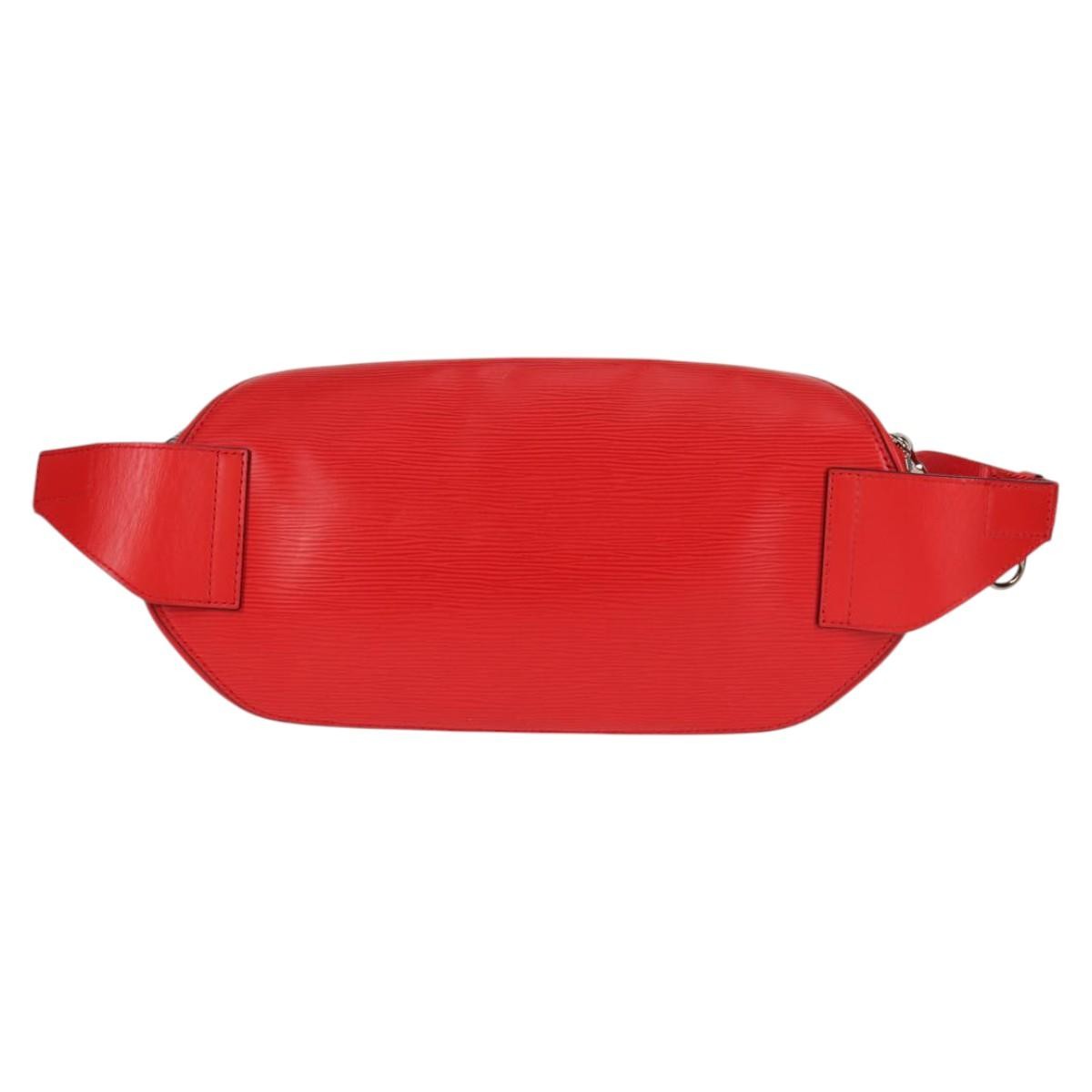 Louis Vuitton Louis Vuitton X Supreme Waist Epi Leather Red Leather Clutche & Pouche Bag (Pre-Owned)