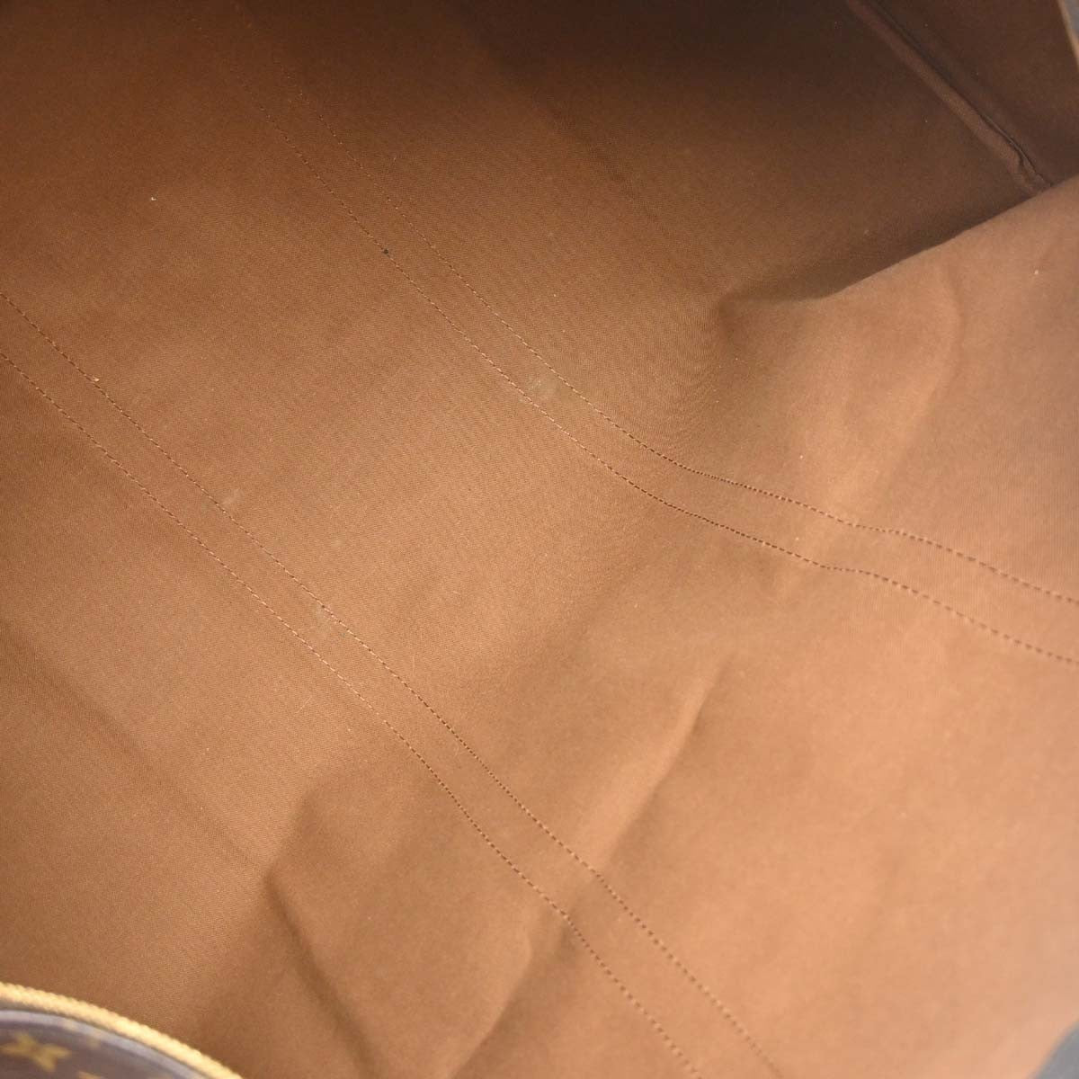 Louis Vuitton Keepall Bandouliere Monogram Canvas Brown Canvas Travel Bag Bag (Pre-Owned)
