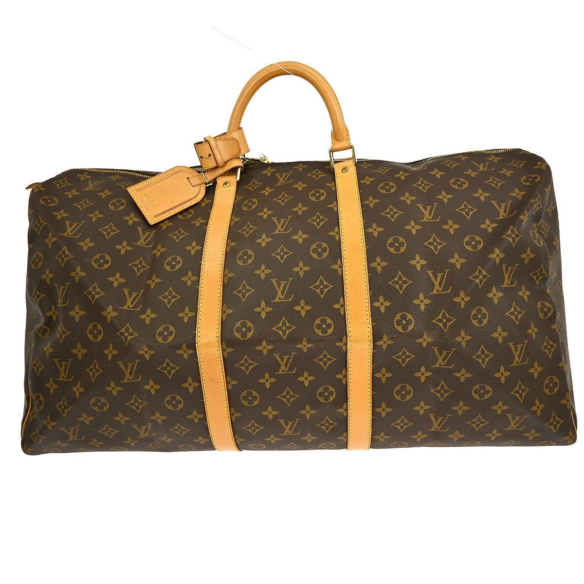 Louis Vuitton Keepall Monogram Canvas Brown Canvas Travel Bag Bag (Pre-Owned)