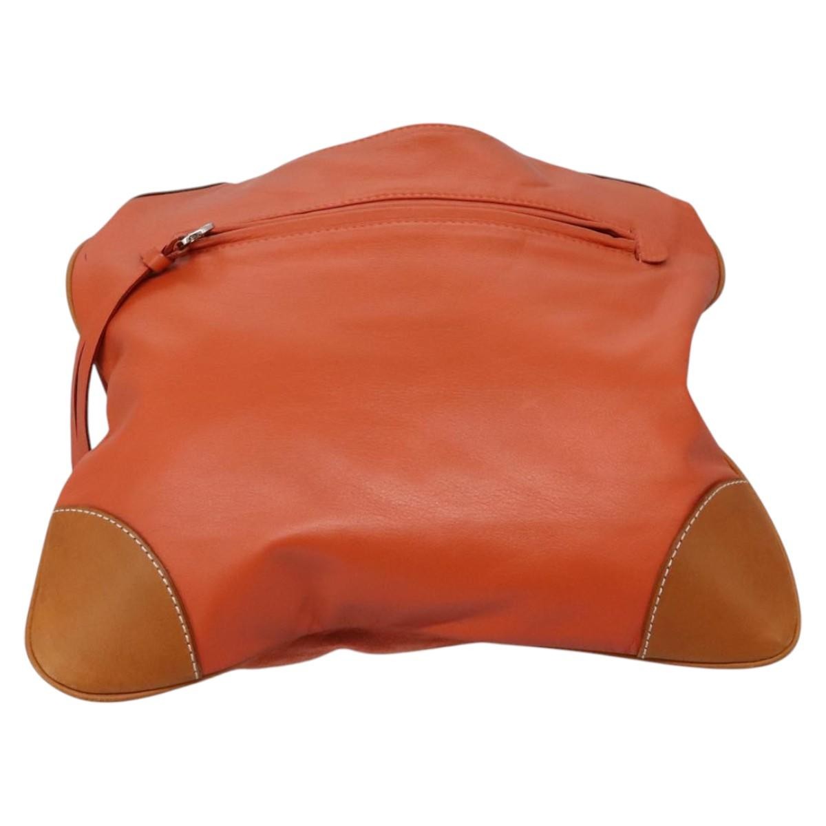Burberry Blue Label Suede Orange Suede Shoulder Bag Bag (Pre-Owned)