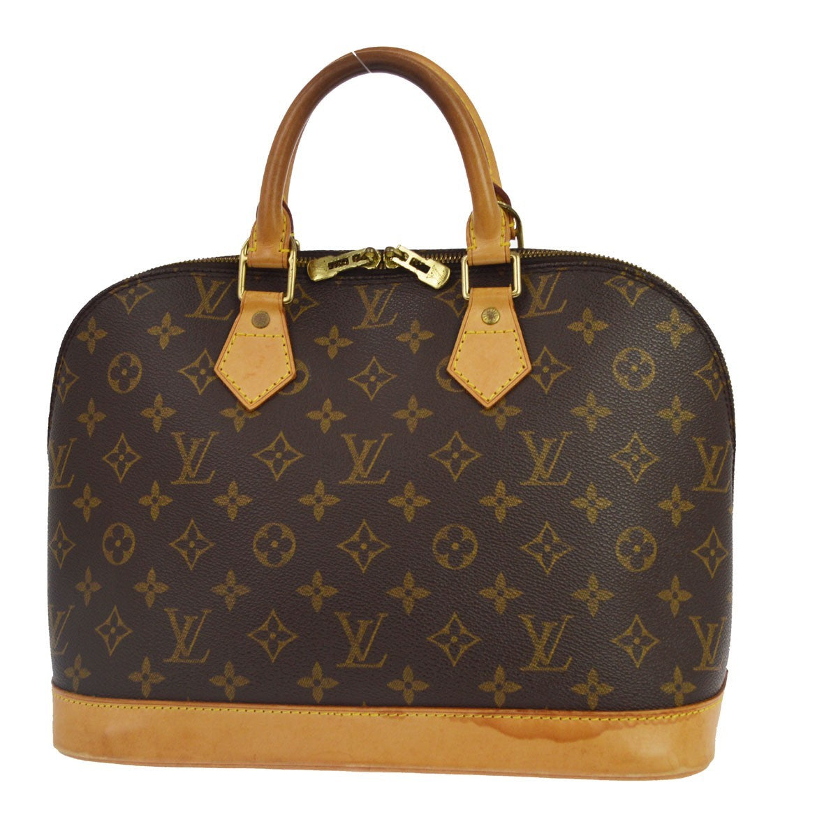 Louis Vuitton Alma Monogram Canvas Brown Canvas Handbag (Pre-Owned)