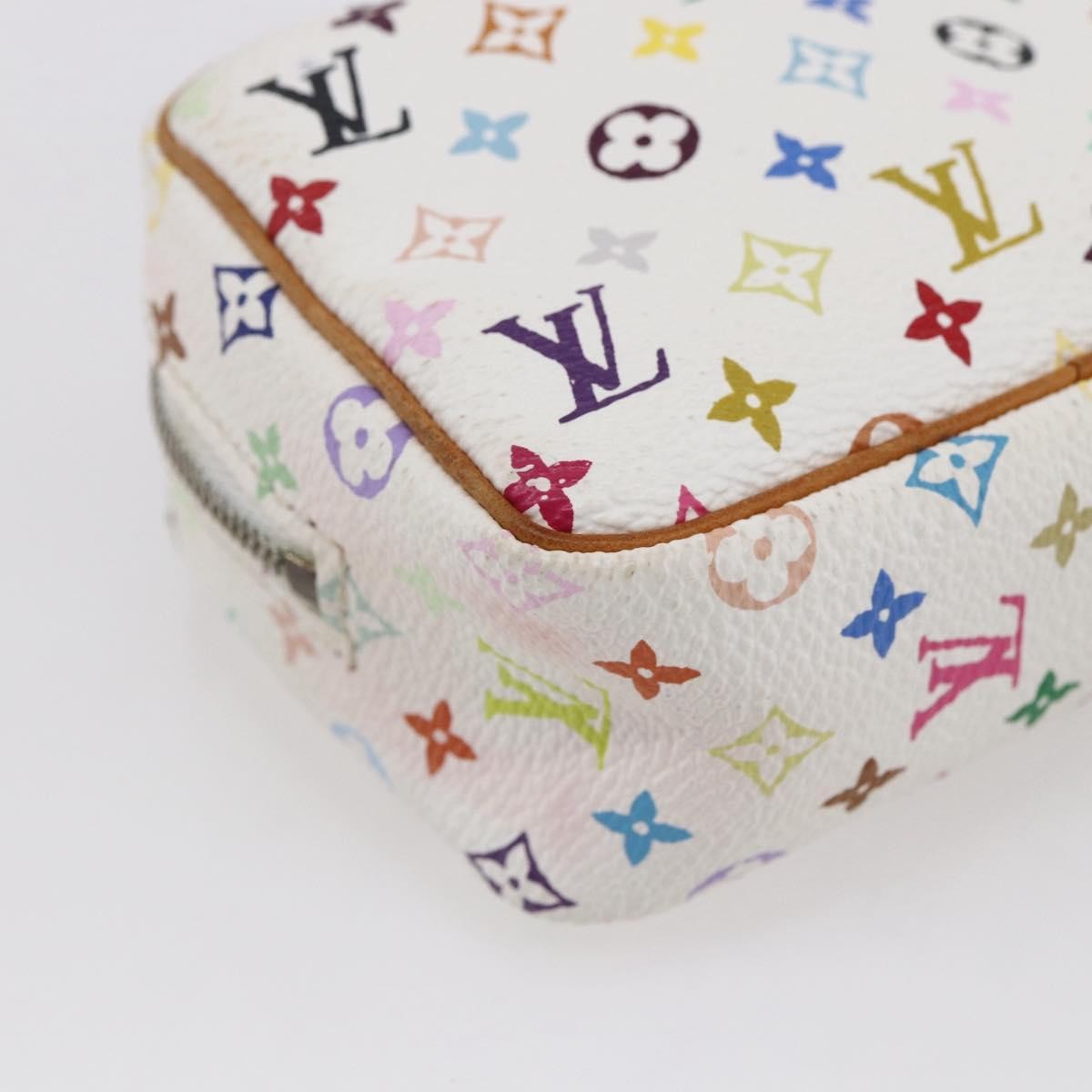 Louis Vuitton Wapity Trousse Monogram Multicolor White Canvas Clutche & Pouche Bag (Pre-Owned)