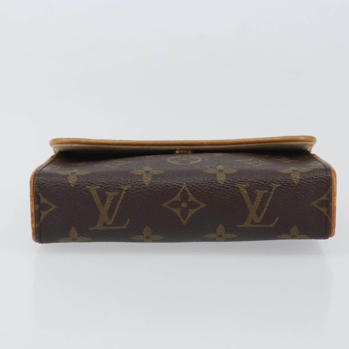 Louis Vuitton Florentine Waist Monogram Canvas Brown Canvas Clutche & Pouche Bag (Pre-Owned)