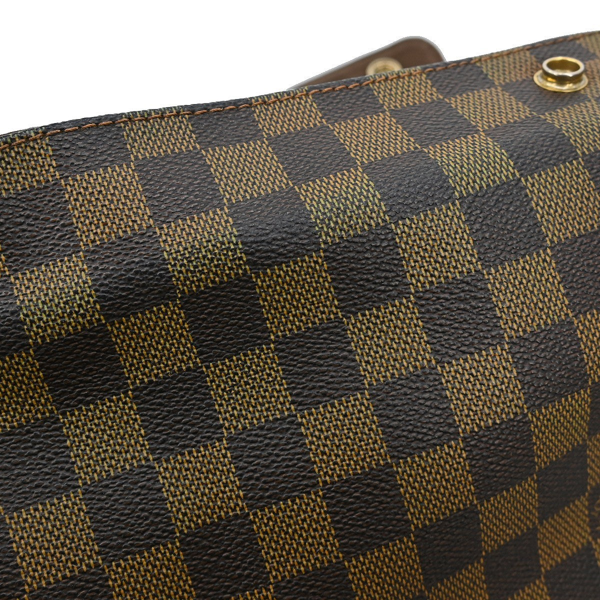 Louis Vuitton Naviglio Damier Brown Canvas Shoulder Bag Bag (Pre-Owned)