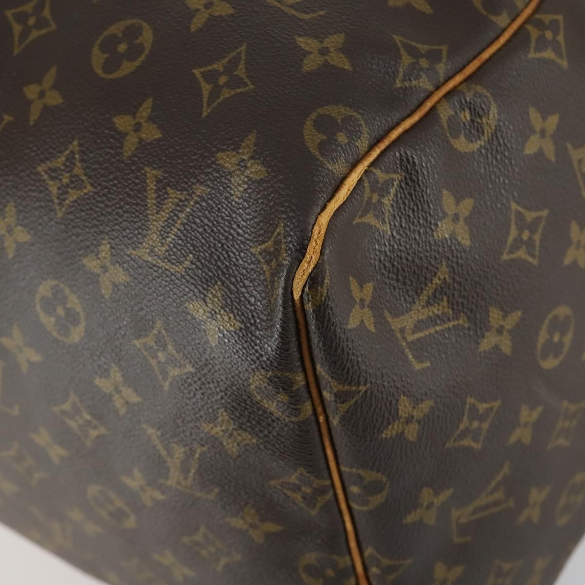 Louis Vuitton Keepall Monogram Canvas Brown Canvas Travel Bag Bag (Pre-Owned)