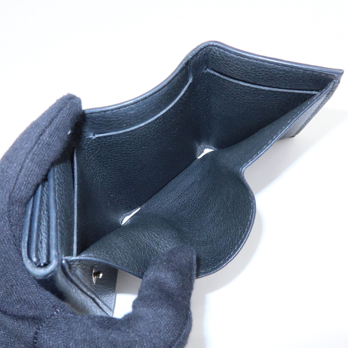 Louis Vuitton Lockmini Leather Black Leather Wallets Accessory (Pre-Owned)