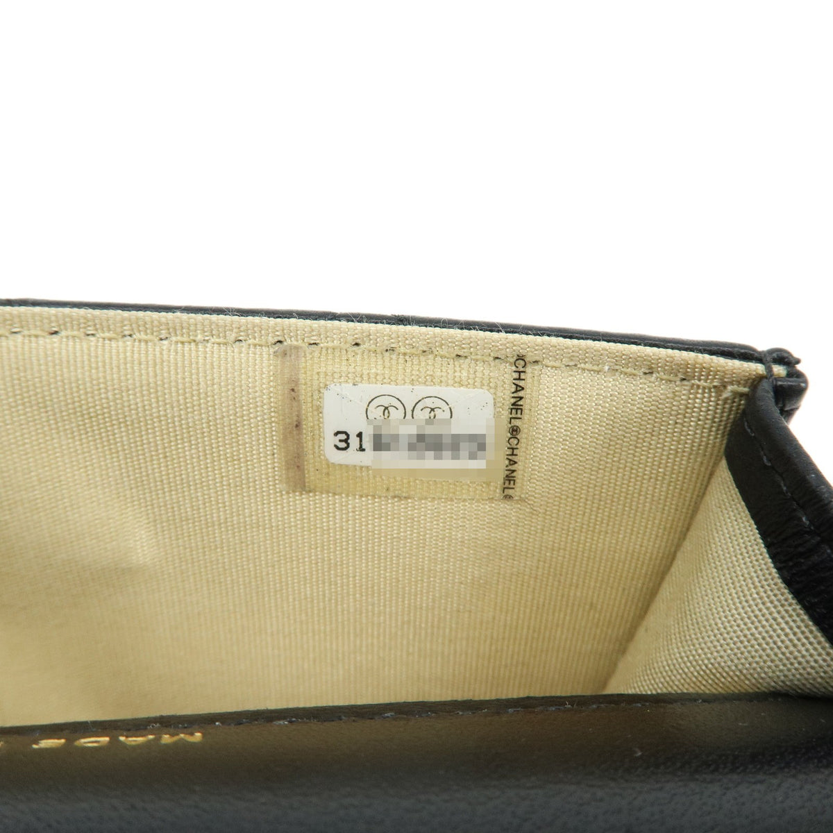 Chanel Pearl Crush Flap Clutch With Chain Quilted Lambskin Black Leather Clutche & Pouche Bag (Pre-Owned)