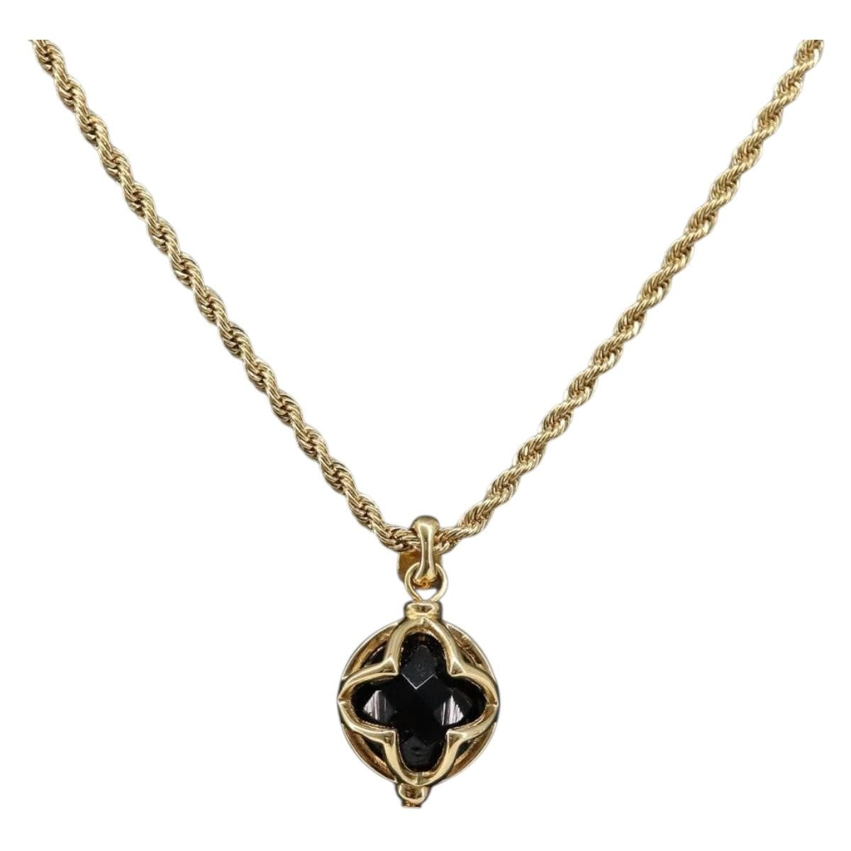 Givenchy Vintage Metal Gold Metal Necklace Jewelry (Pre-Owned)