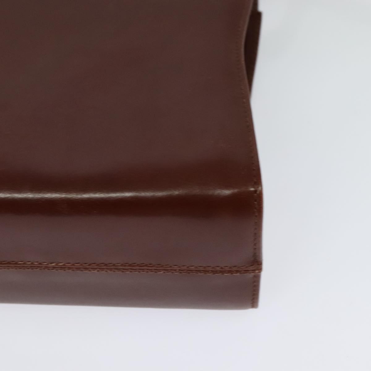 Salvatore Ferragamo Vintage Leather Brown Leather Shoulder Bag Bag (Pre-Owned)