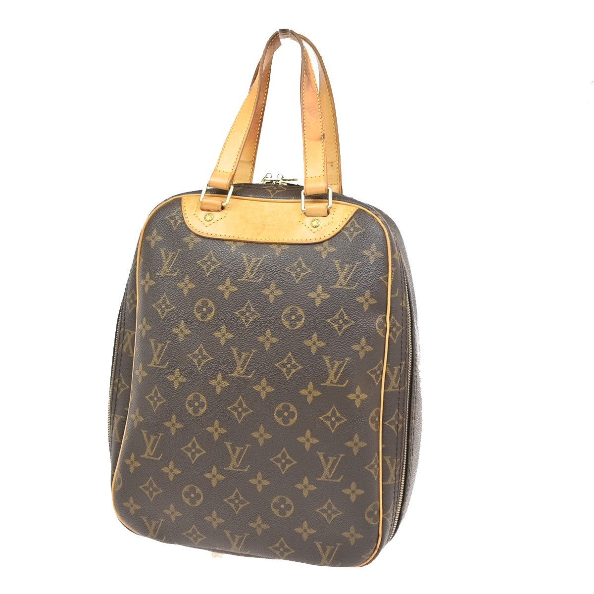 Louis Vuitton Excursion Monogram Canvas Brown Leather Handbag (Pre-Owned)