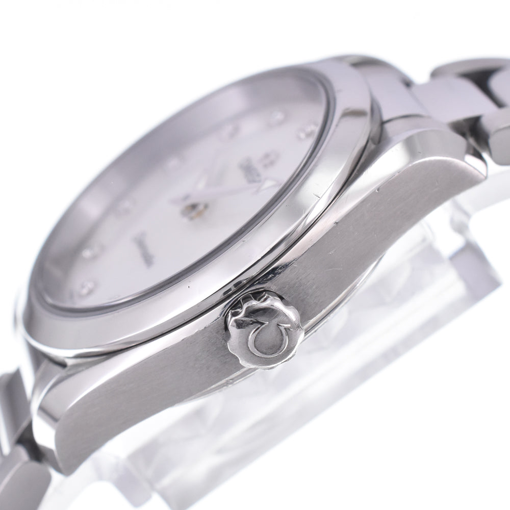 Omega Seamaster Aqua Terra 150M Quartz Stainless Steel With Diamond Markers And Mother Of Pearl Watch (Pre-Owned)