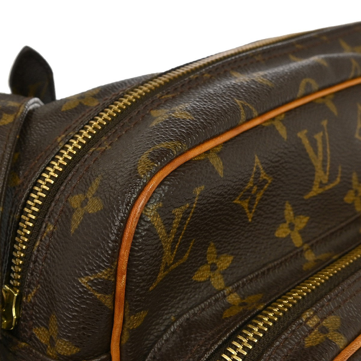 Louis Vuitton Nil Messenger Monogram Canvas Brown Canvas Handbag (Pre-Owned)