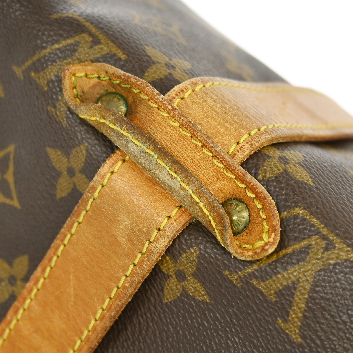 Louis Vuitton Saumur Messenger Monogram Canvas Brown Canvas Handbag (Pre-Owned)