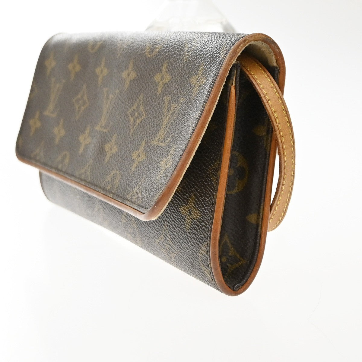 Louis Vuitton Twin Monogram Canvas Brown Canvas Clutche & Pouche Bag (Pre-Owned)