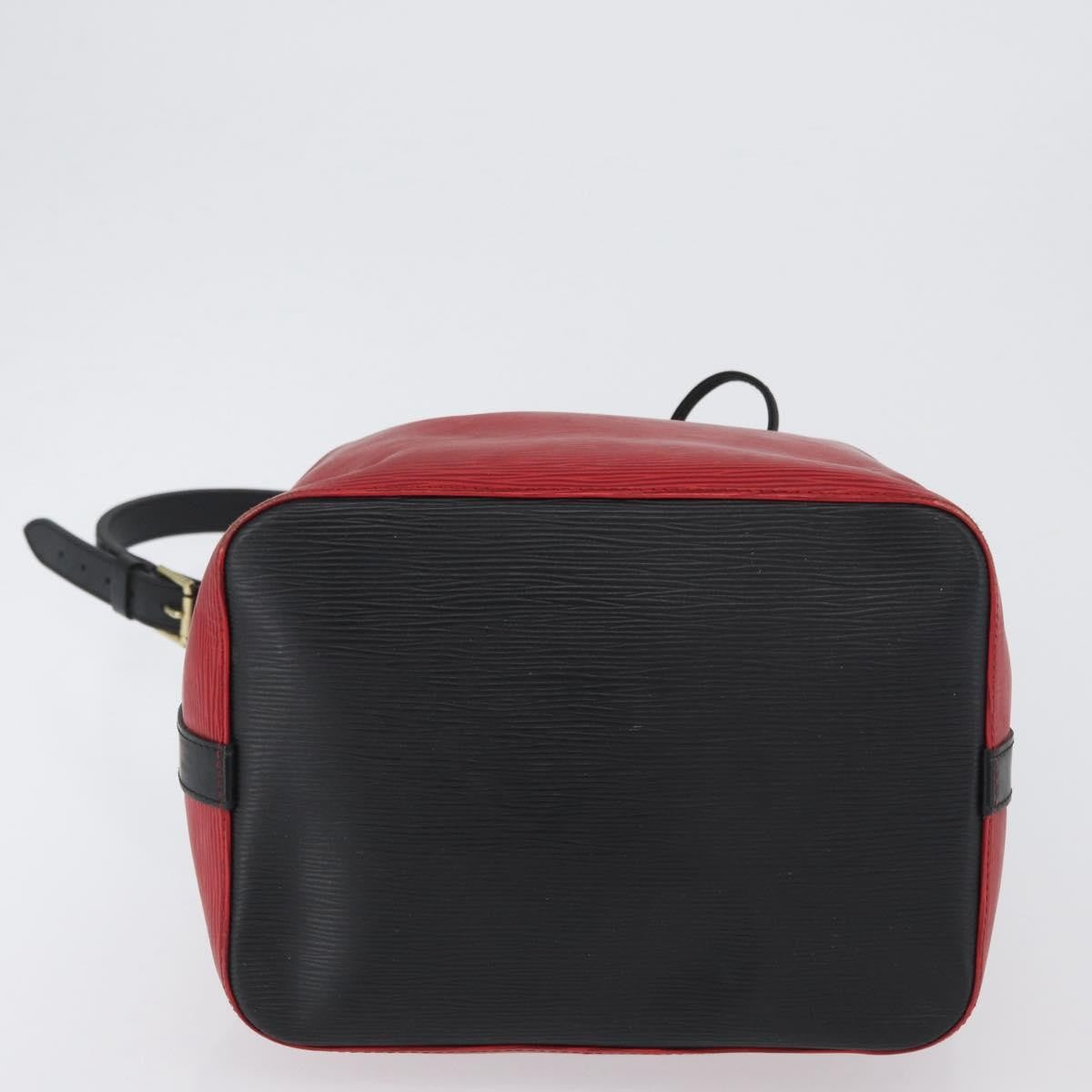 Louis Vuitton Bicolor Petit Noe Epi Leather Red Leather Handbag (Pre-Owned)