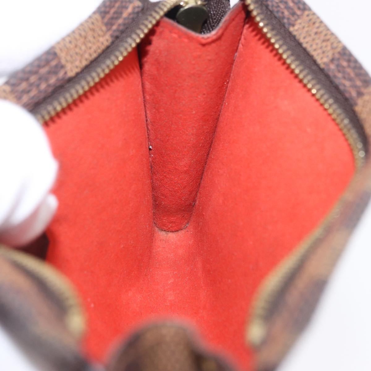 Louis Vuitton Toiletry Pouch Damier Brown Canvas Clutche & Pouche Bag (Pre-Owned)
