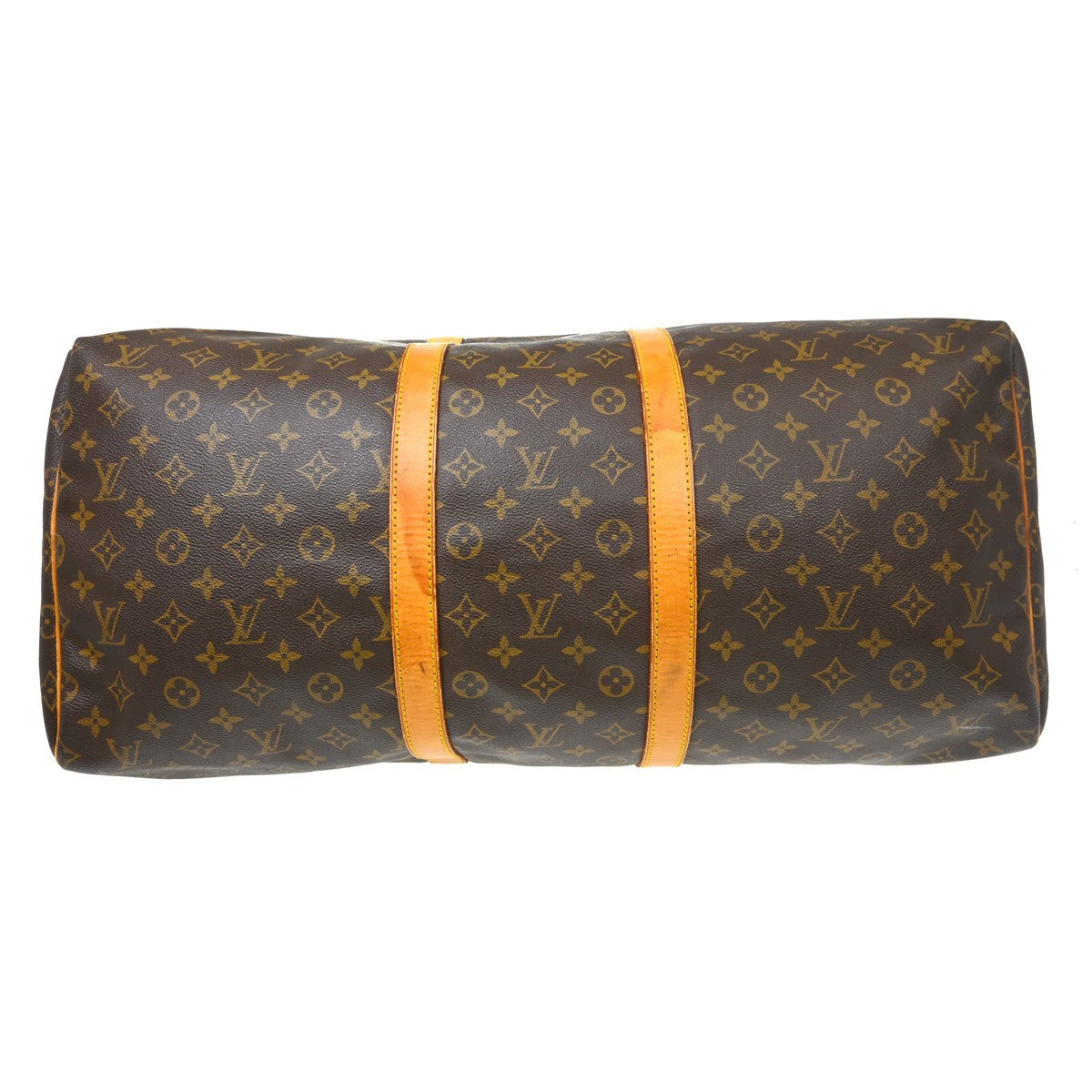Louis Vuitton Keepall Monogram Canvas Brown Canvas Travel Bag Bag (Pre-Owned)