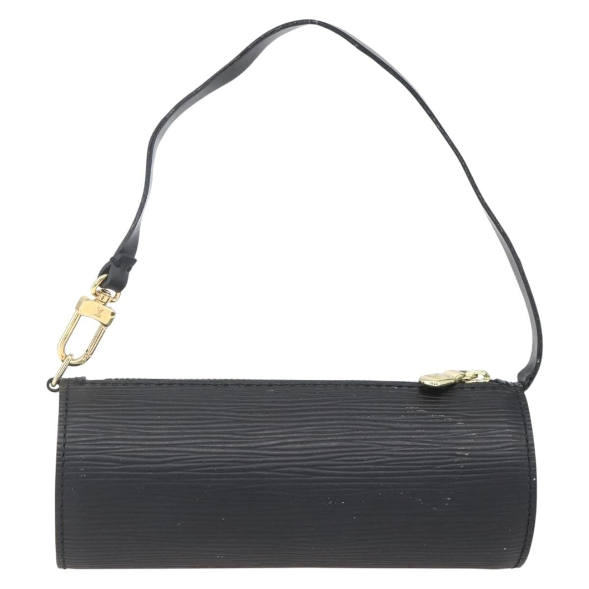 Louis Vuitton Soufflot Pochette Epi Leather Black Leather Clutche & Pouche Bag (Pre-Owned)