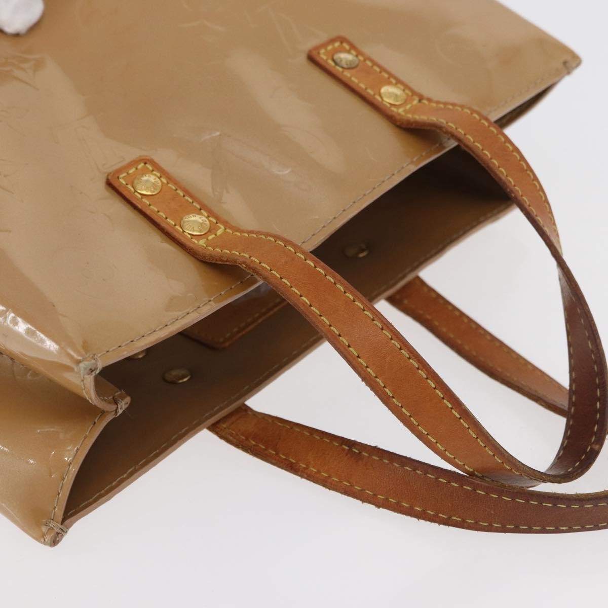 Louis Vuitton Reade Monogram Vernis Brown Patent_Leather Handbag (Pre-Owned)
