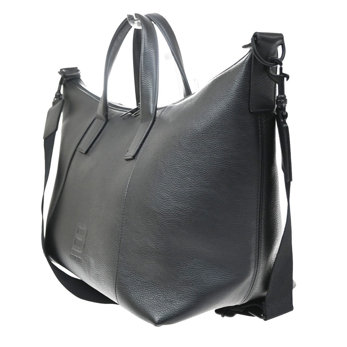 Balenciaga Hourglass Carryall Leather Black Leather Handbag (Pre-Owned)