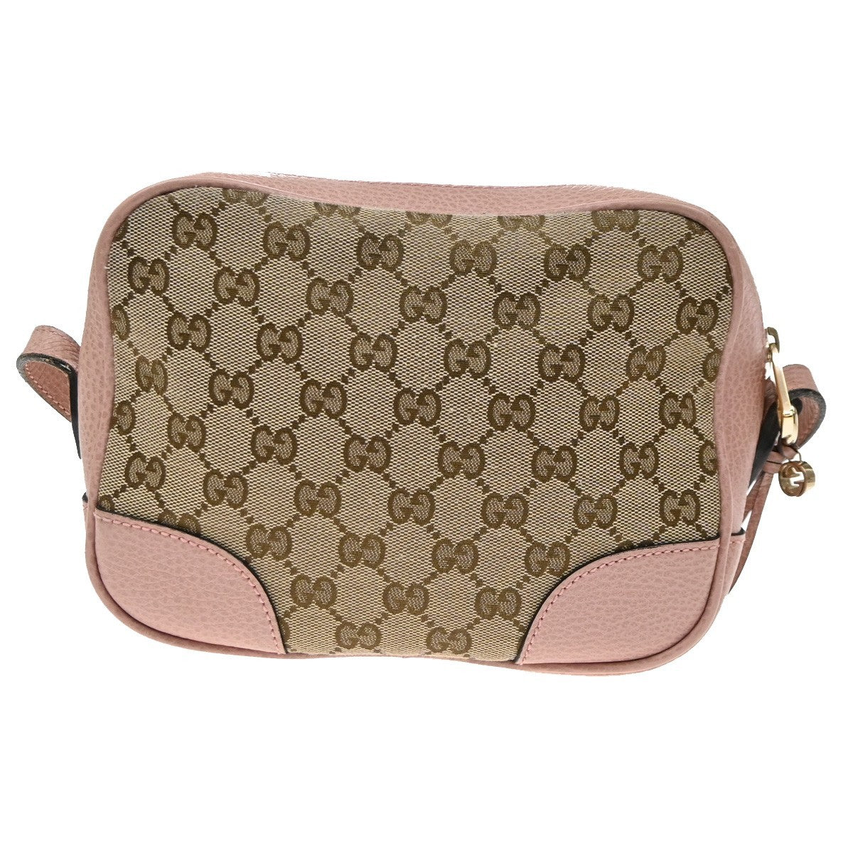Gucci Bree Disco Gg Canvas With Leather Beige Canvas Crossbody Bag Bag (Pre-Owned)