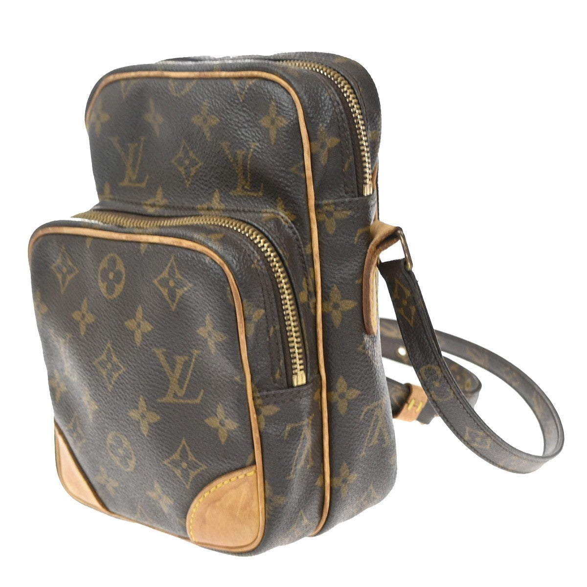 Louis Vuitton Amazone Monogram Canvas Brown Canvas Handbag (Pre-Owned)