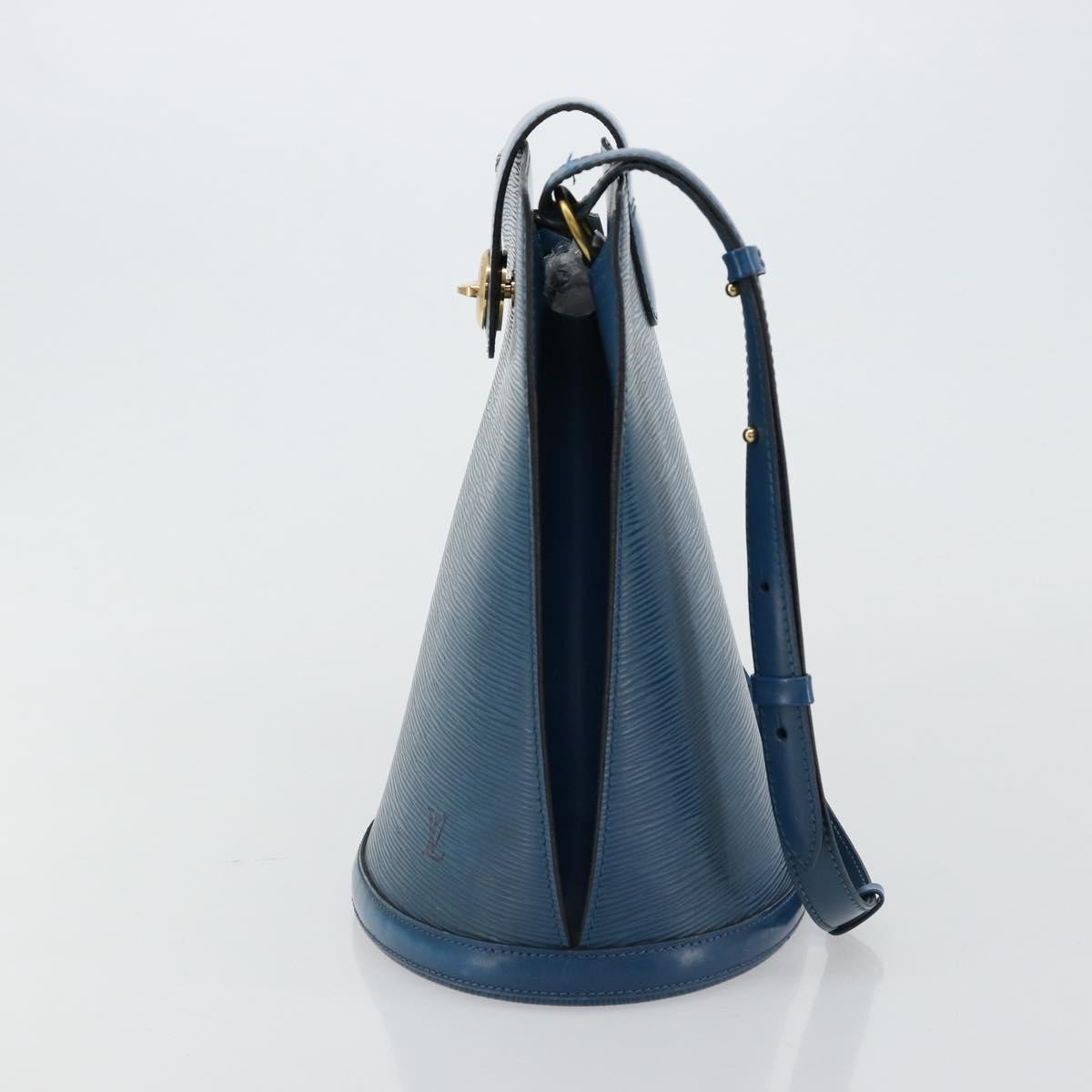 Louis Vuitton Cluny Epi Leather Blue Leather Shoulder Bag Bag (Pre-Owned)