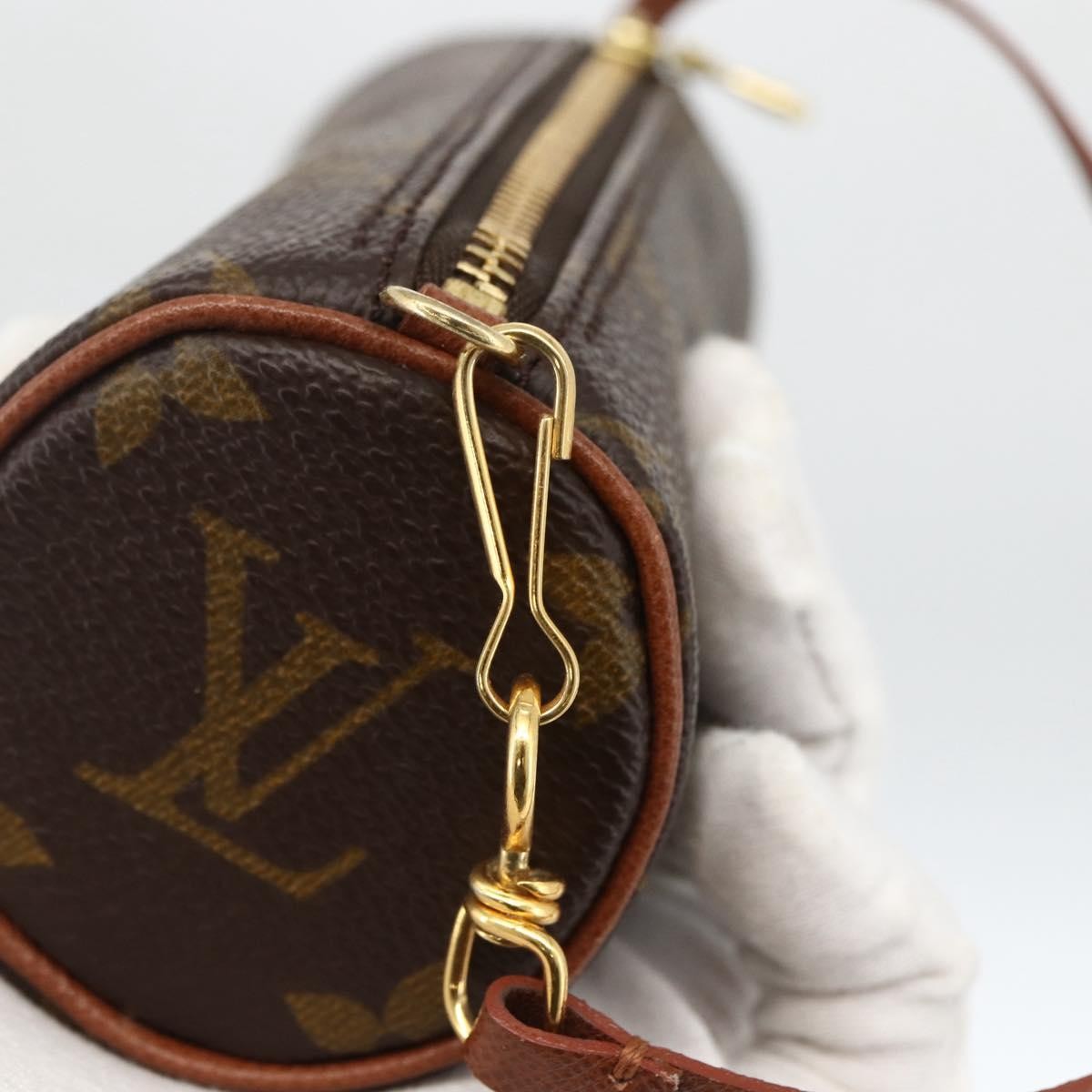 Louis Vuitton Papillon Pochette Monogram Canvas Brown Canvas Clutche & Pouche Bag (Pre-Owned)