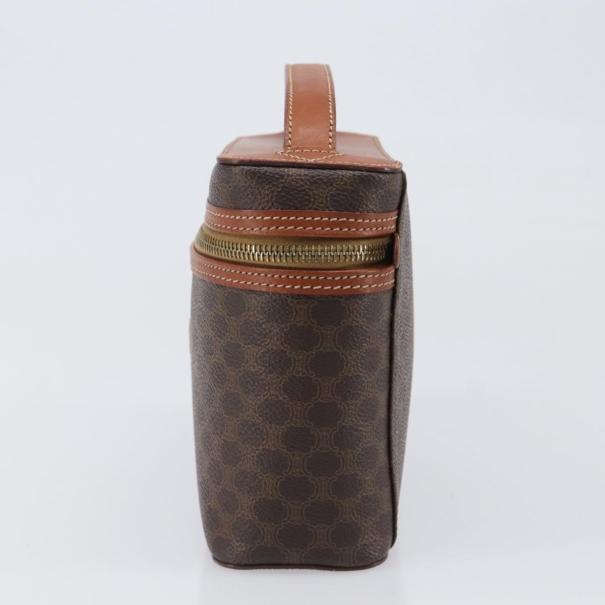 Celine Macadam Vanity Canvas Brown Canvas Clutche & Pouche Bag (Pre-Owned)