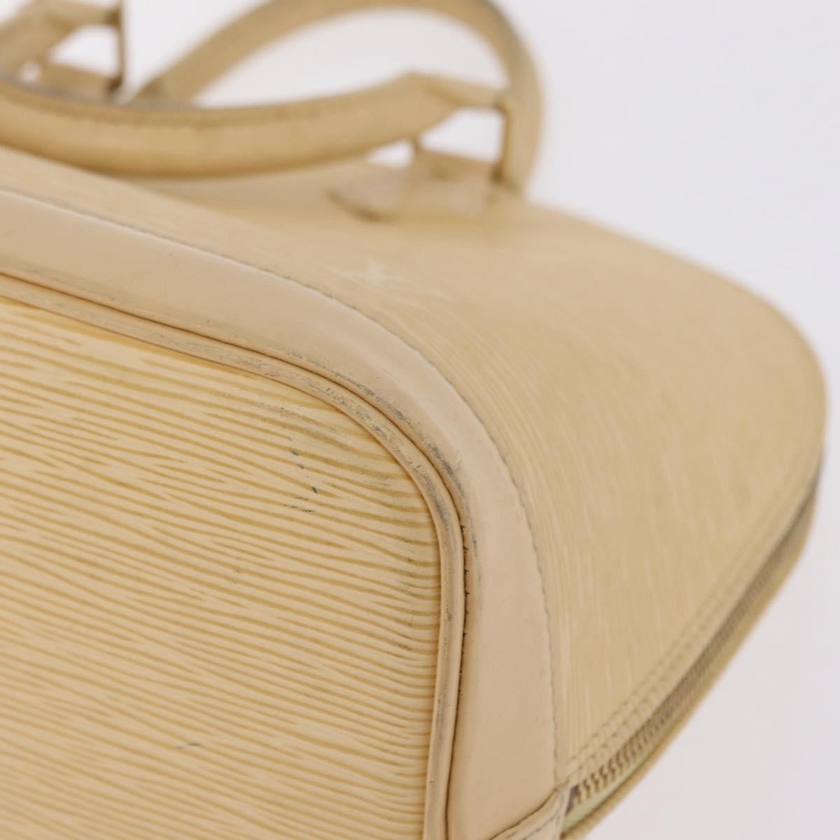 Louis Vuitton Alma Epi Leather Beige Leather Handbag (Pre-Owned)