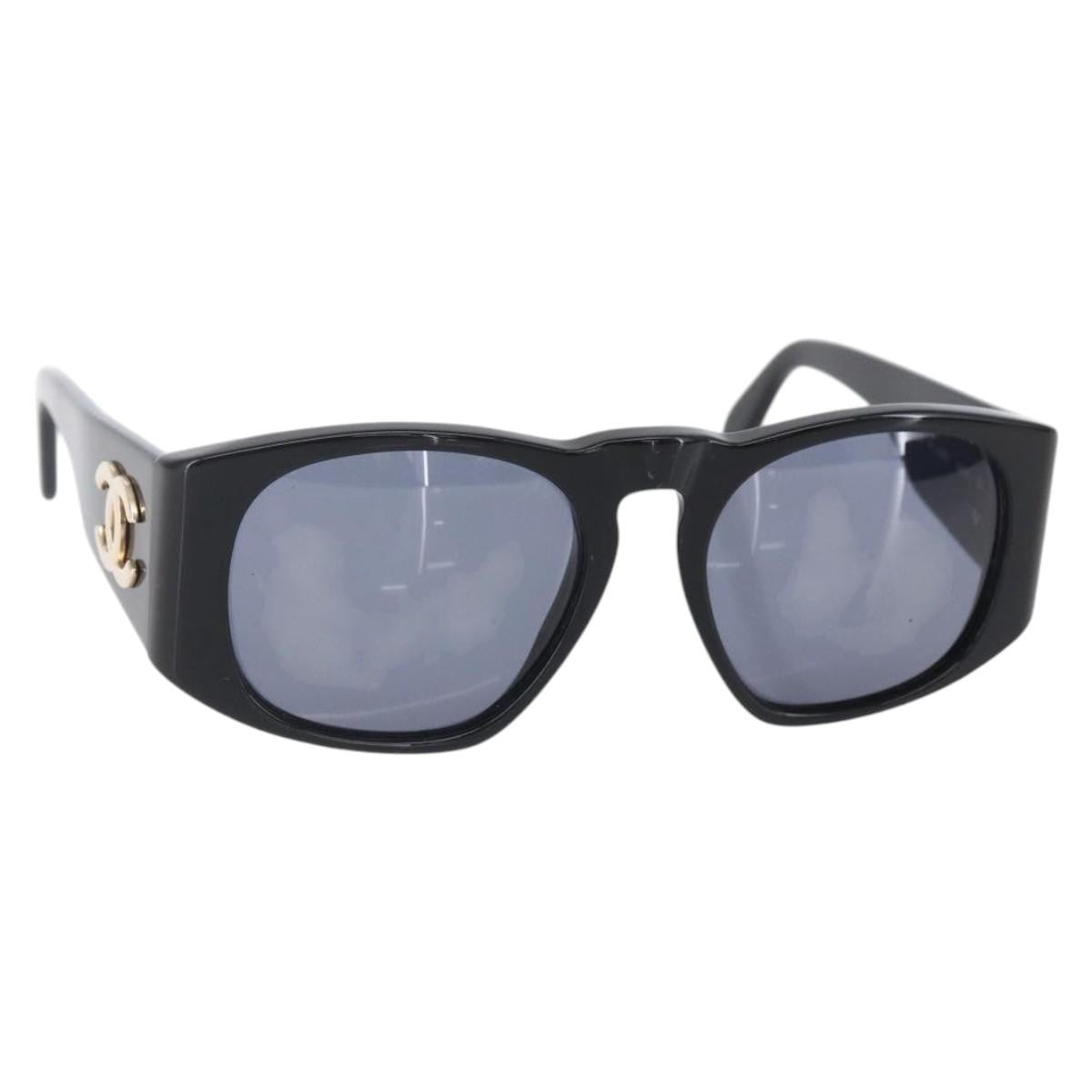 Chanel Chanel Logo Sunglasses Eye Wear Plastic Black Plastic Sunglasse Accessory (Pre-Owned)