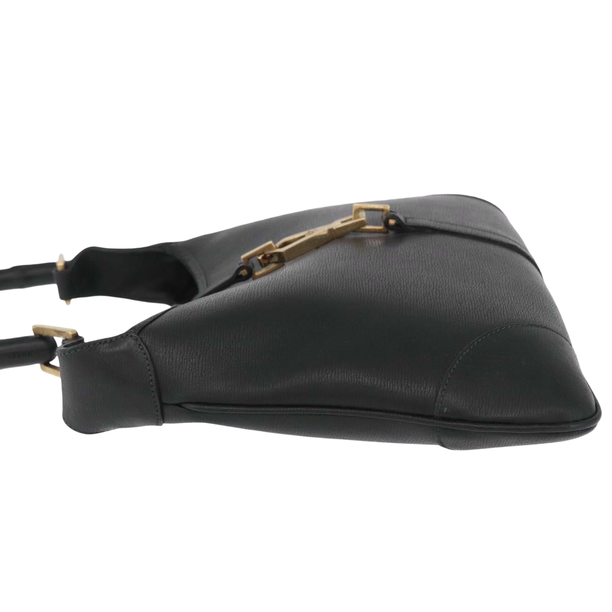 Gucci Bamboo Jackie Leather Black Leather Handbag (Pre-Owned)