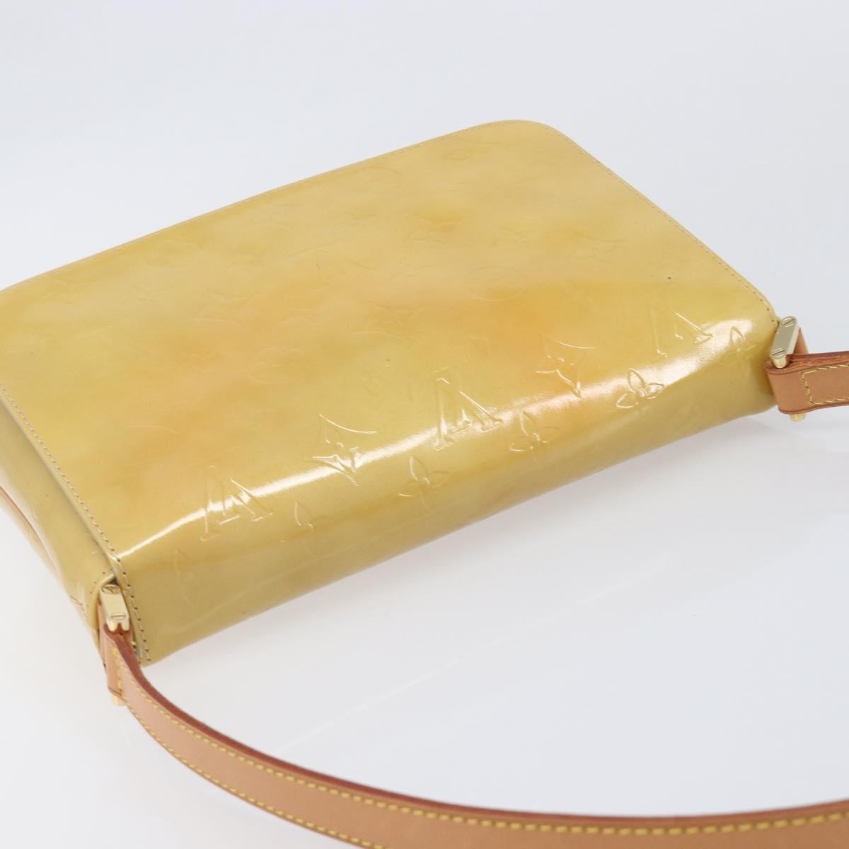 Louis Vuitton Thompson Street Monogram Vernis Beige Patent_Leather Shoulder Bag Bag (Pre-Owned)