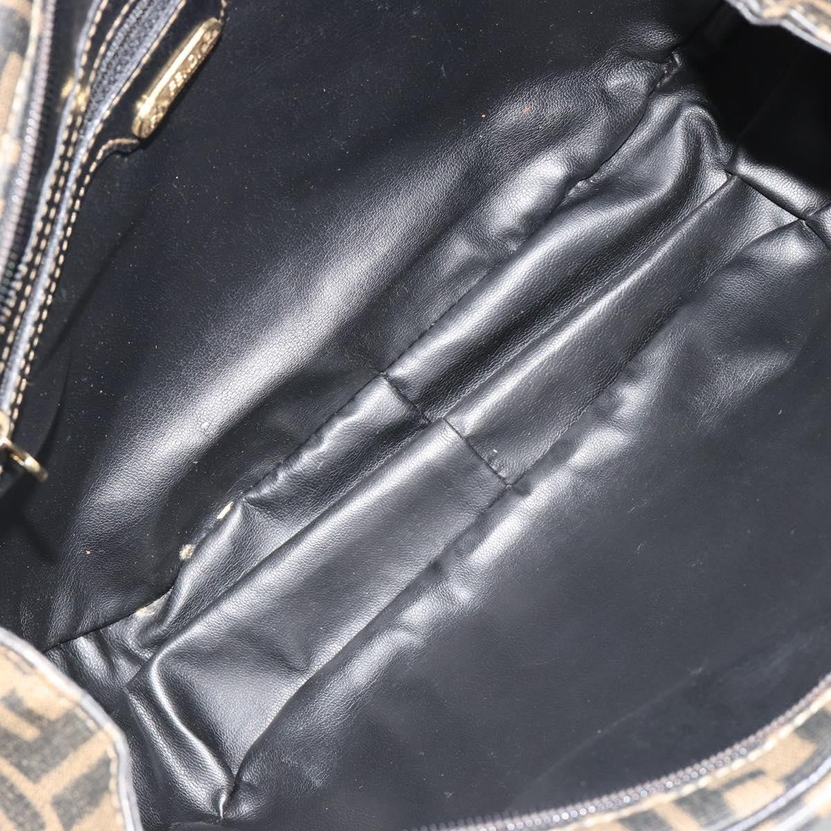 Fendi Vintage Zucca Canvas Brown Canvas Tote Bag Bag (Pre-Owned)