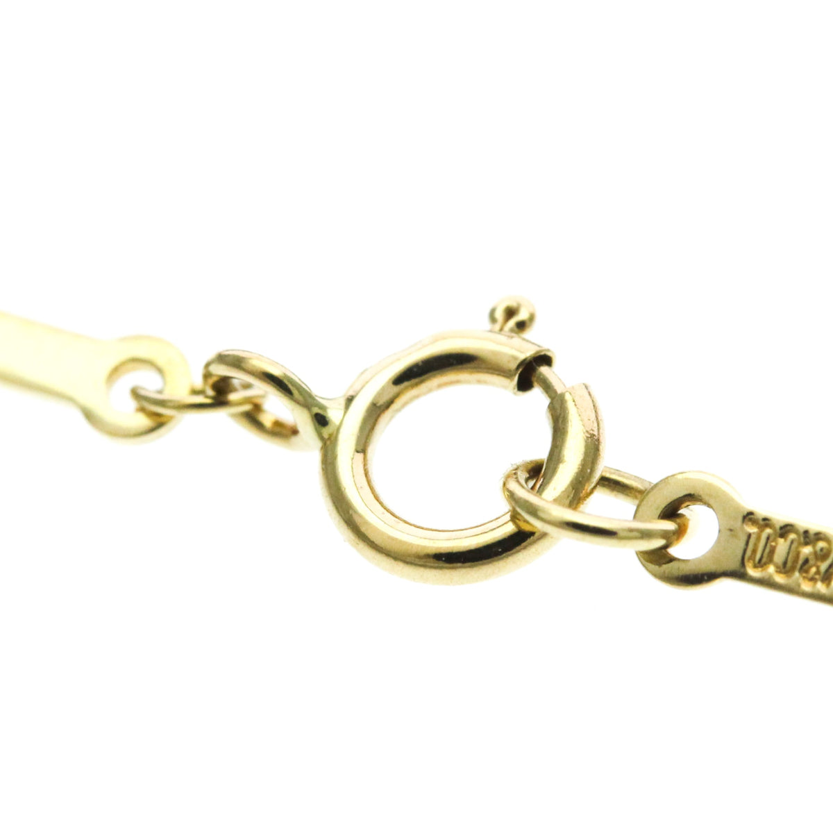 Tiffany & Co. Elsa Peretti Teardrop Pendant 18K Yellow Gold Gold Yellow_Gold Necklace Jewelry (Pre-Owned)
