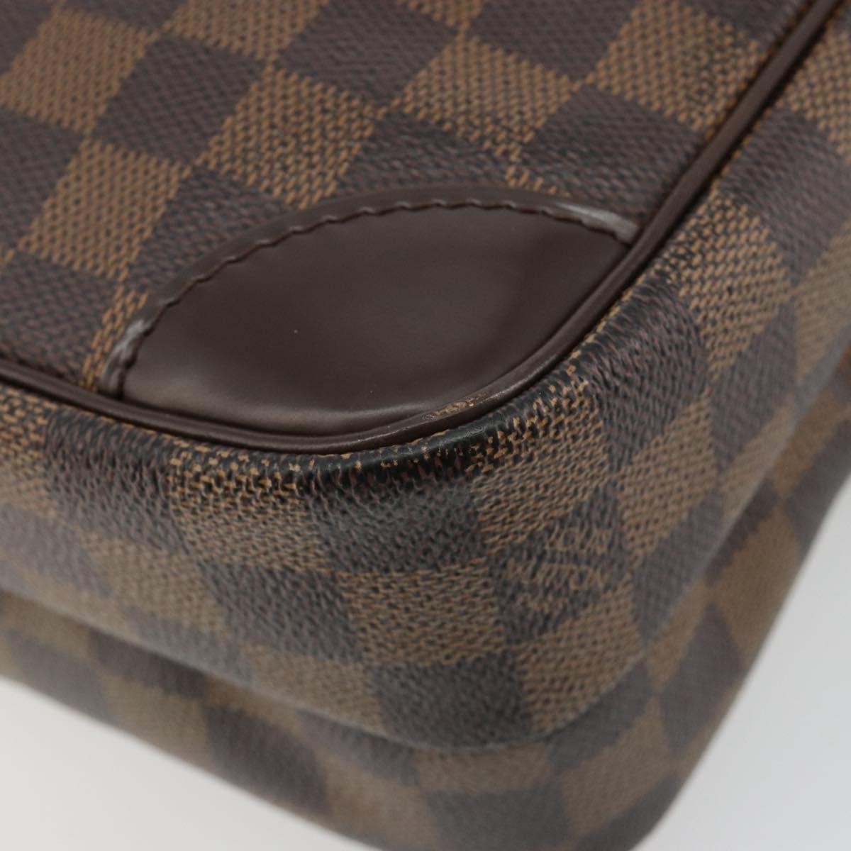 Louis Vuitton Amazone Damier Brown Canvas Handbag (Pre-Owned)