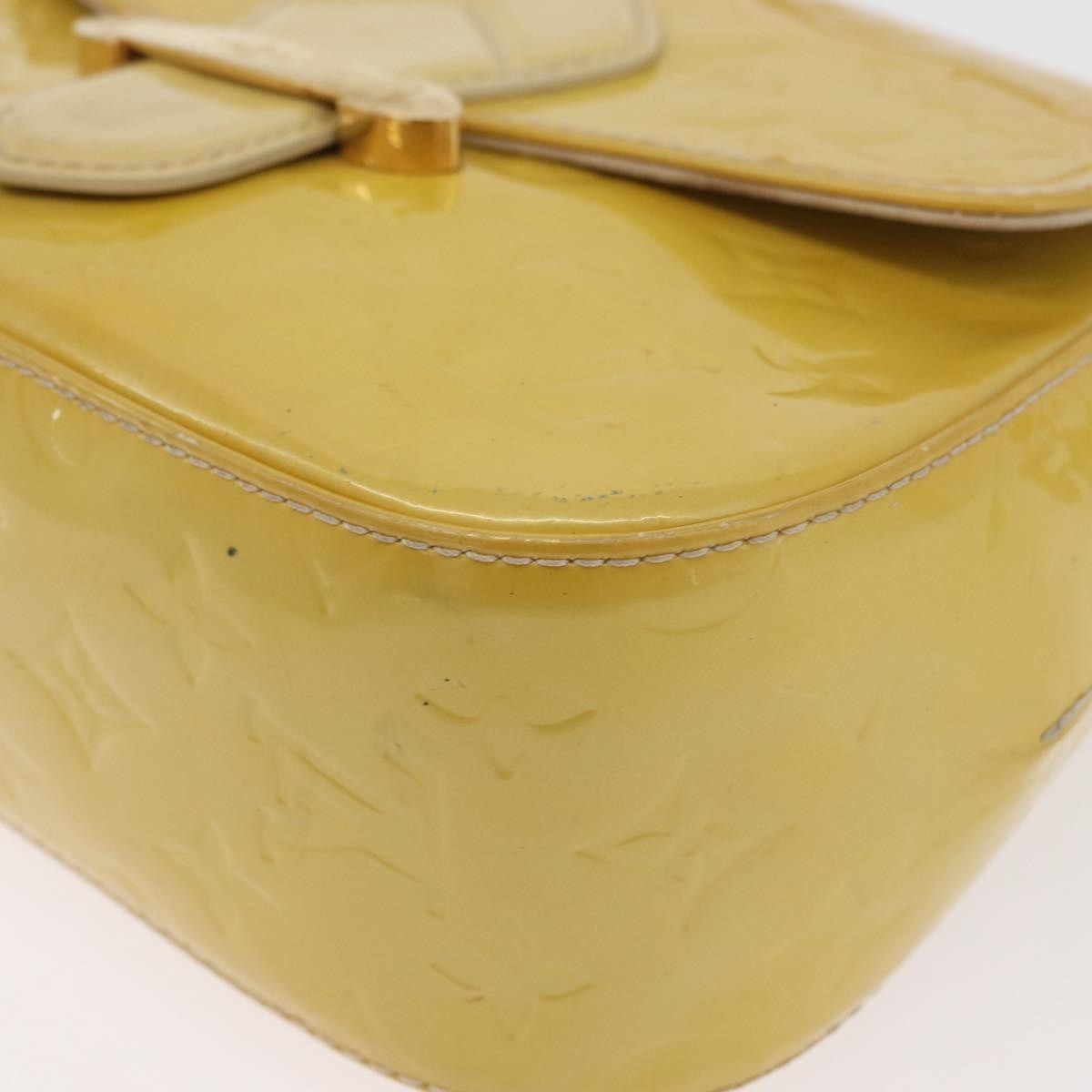 Louis Vuitton Bellflower Monogram Vernis Yellow Patent_Leather Shoulder Bag Bag (Pre-Owned)