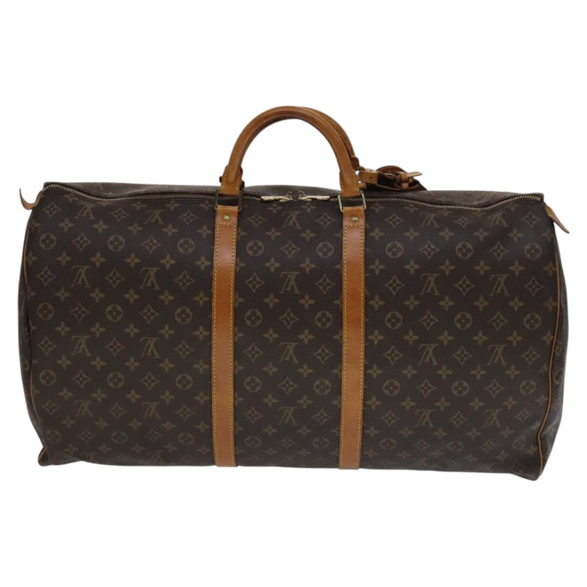 Louis Vuitton Keepall Monogram Canvas Brown Canvas Travel Bag Bag (Pre-Owned)