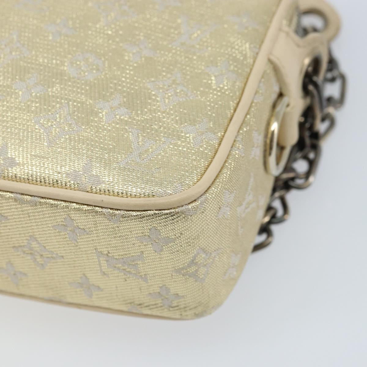 Louis Vuitton Mckenna Mini Lin Gold Canvas Shoulder Bag Bag (Pre-Owned)