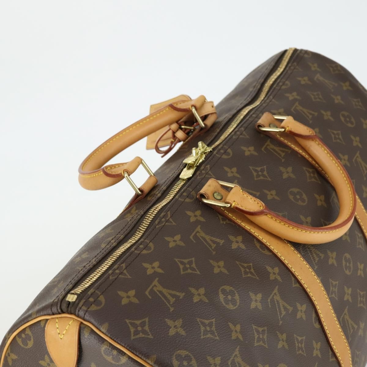 Louis Vuitton Keepall Monogram Canvas Brown Canvas Travel Bag Bag (Pre-Owned)
